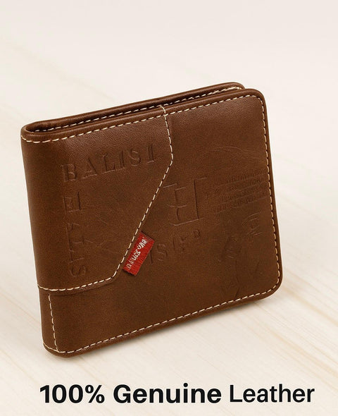Baisoie Zip-Around Classic Leather Wallet – Compact, Stylish & Secure (11.5 x 9.5 cm)